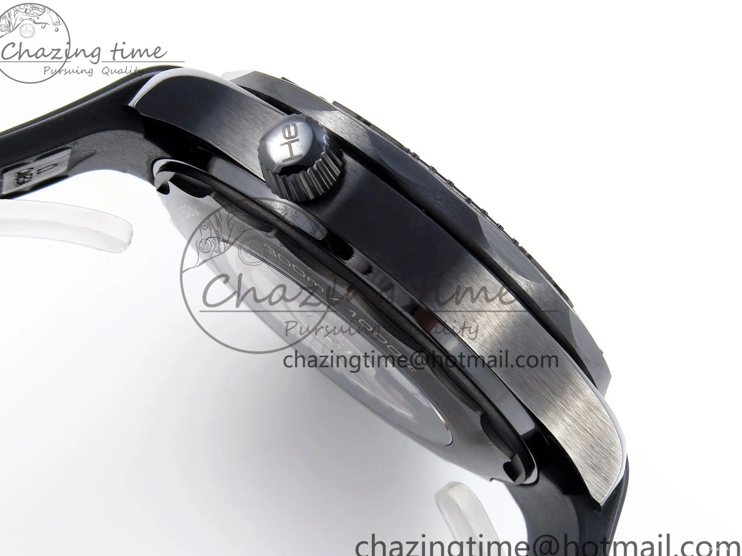 0316 SEAMASTER 300M 43.5MM BLACK CERAMIC VSF 1:1 BEST EDITION BLACK DIAL ON BLACK RUBBER STRAP A FashionForward 7766